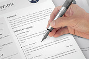 Resume Template and Cover Letter, a Resume Template by designvillage (Thumbnail 12 of 13)