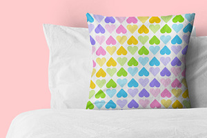 Rainbow Pastel Seamless Pattern