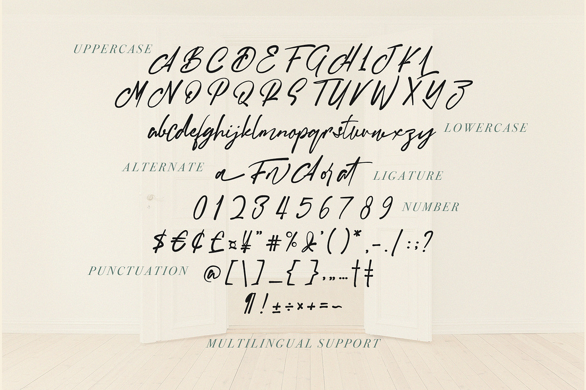 Asora Fiatn Casual Signature Script, a Script Font by Maulana Creative (Photo 6 of 7)