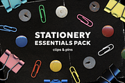 Stationery Essentials, Clips & Pins, an Object Graphic by BORT GRAPHIC (Thumbnail 1 of 6)