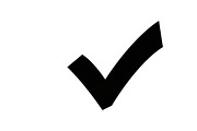 Simple and bold checkmark silhouette, an Illustration by Amazin_art (Thumbnail 26 of 26)