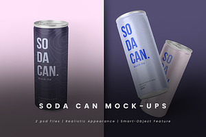Soda Can Mock-Ups