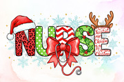 Christmas Nurse,Cute Santa PNG, an Illustration by Sublimation Artist (Thumbnail 1 of 9)