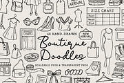 Boutique Clipart, Fashion Doodles, an Object Illustration by The October Creative (Thumbnail 1 of 6)
