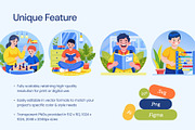 Adorable School Illustration, an Education Illustration by Brickclay (Thumbnail 2 of 9)