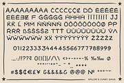 Wicked Tattoo Font Bundle, a Slab Serif Font by BAD TASTE (Thumbnail 7 of 18)