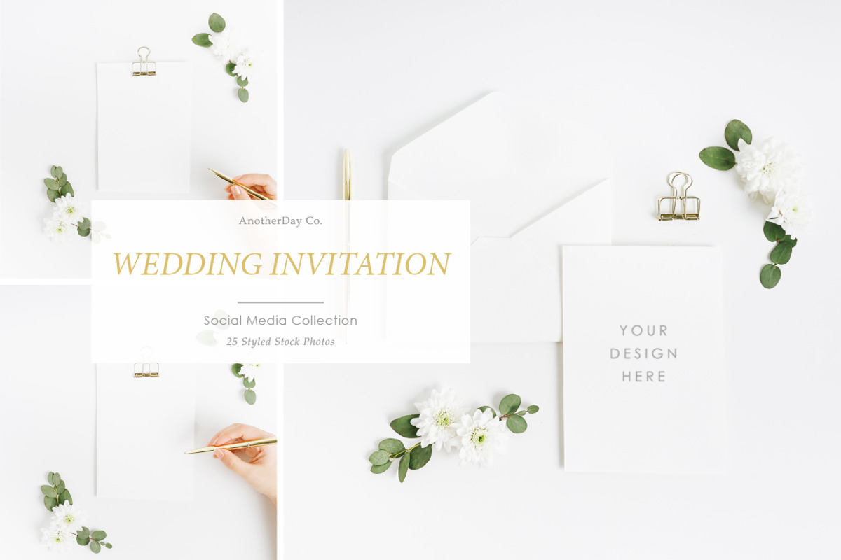 Wedding Invitation Styled Stock, a Print Template by Anotherday Co. (Photo 4 of 6)