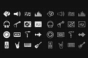 16 universal flat music icons, an Icon by Anton (Thumbnail 3 of 4)