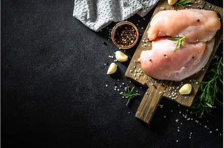 Chicken fillet with spices and herbs, a Food & Drink Photo by Nadia-nb