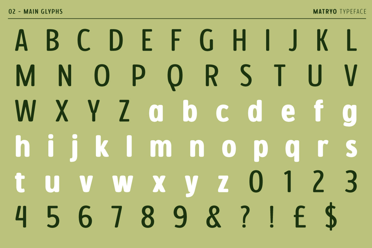 Matryo, a Sans Serif Font by Typogama (Photo 3 of 13)