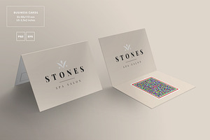 Business Cards Stones Spa