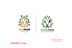 Custom Dietitian Logo Template, a Branding & Logo Template by YUDesignStore