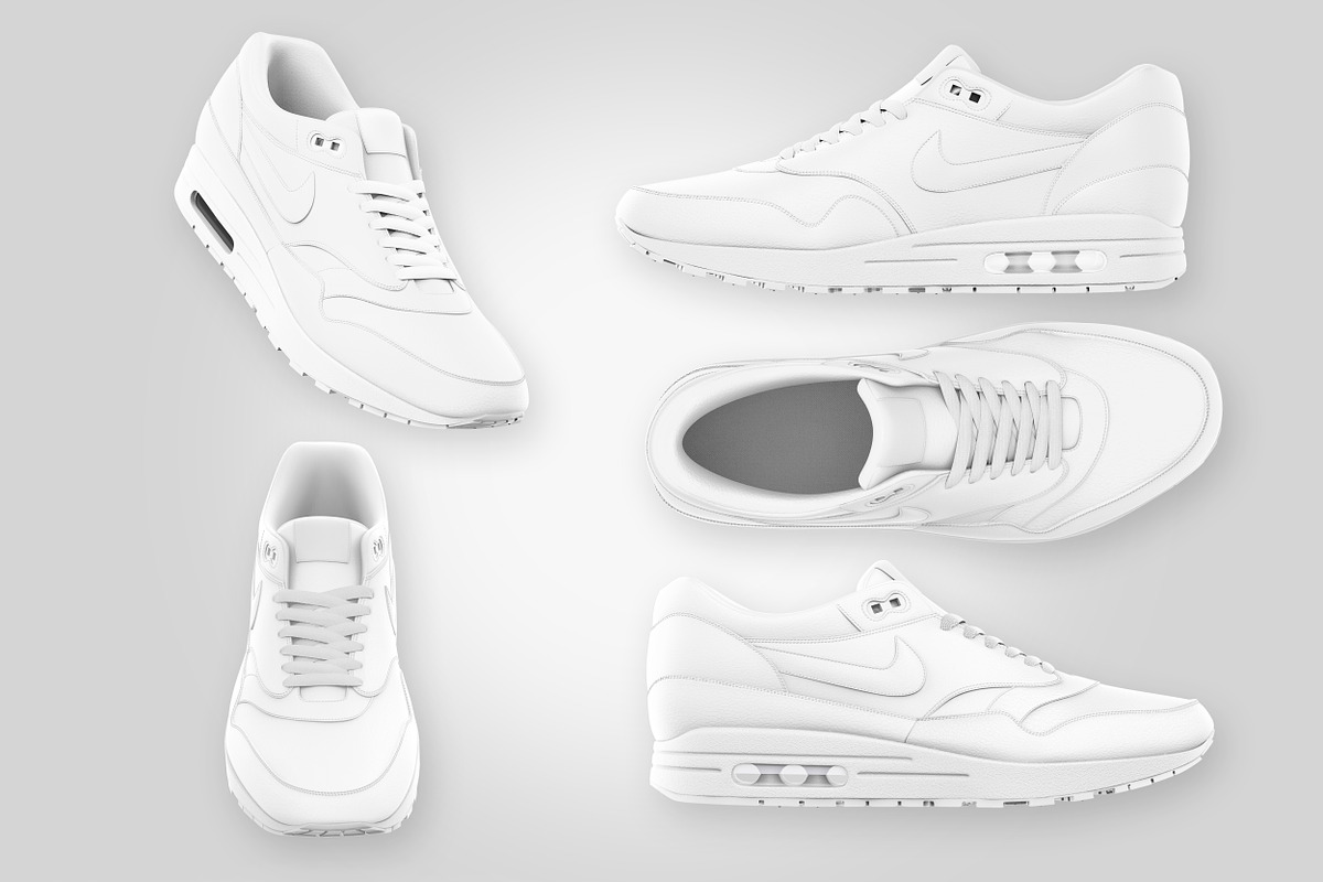 Nike Air Max 1 - Mockup, an Advertising Mockup by XFeatures (Photo 8 of 10)