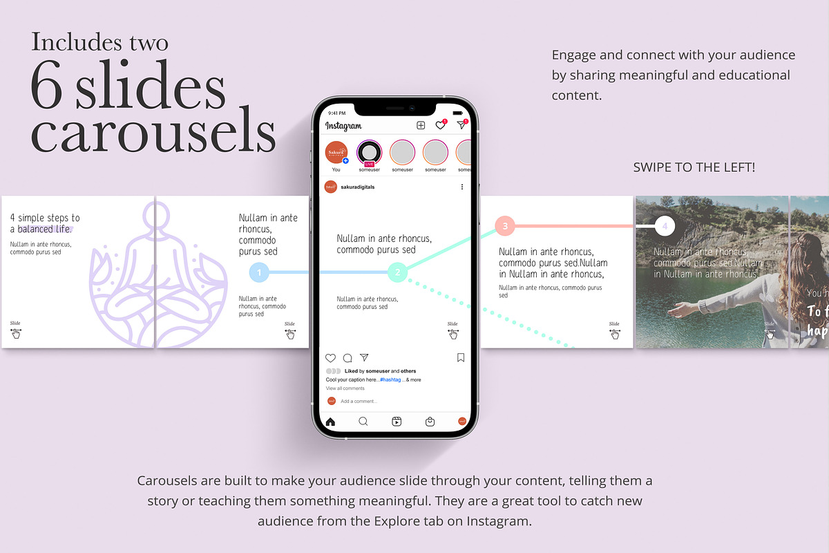 Life Coach Canva Templates Bundle, a Social Media Template by Sakura Digitals (Photo 7 of 9)