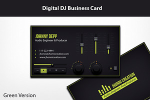 Music Producer And DJ Business Card