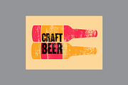 Beer Love Craft vector poster set., a Food Illustration by PoPaShop (Thumbnail 6 of 7)