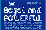 Aquarius font, a Font by weknow (Thumbnail 3 of 8)