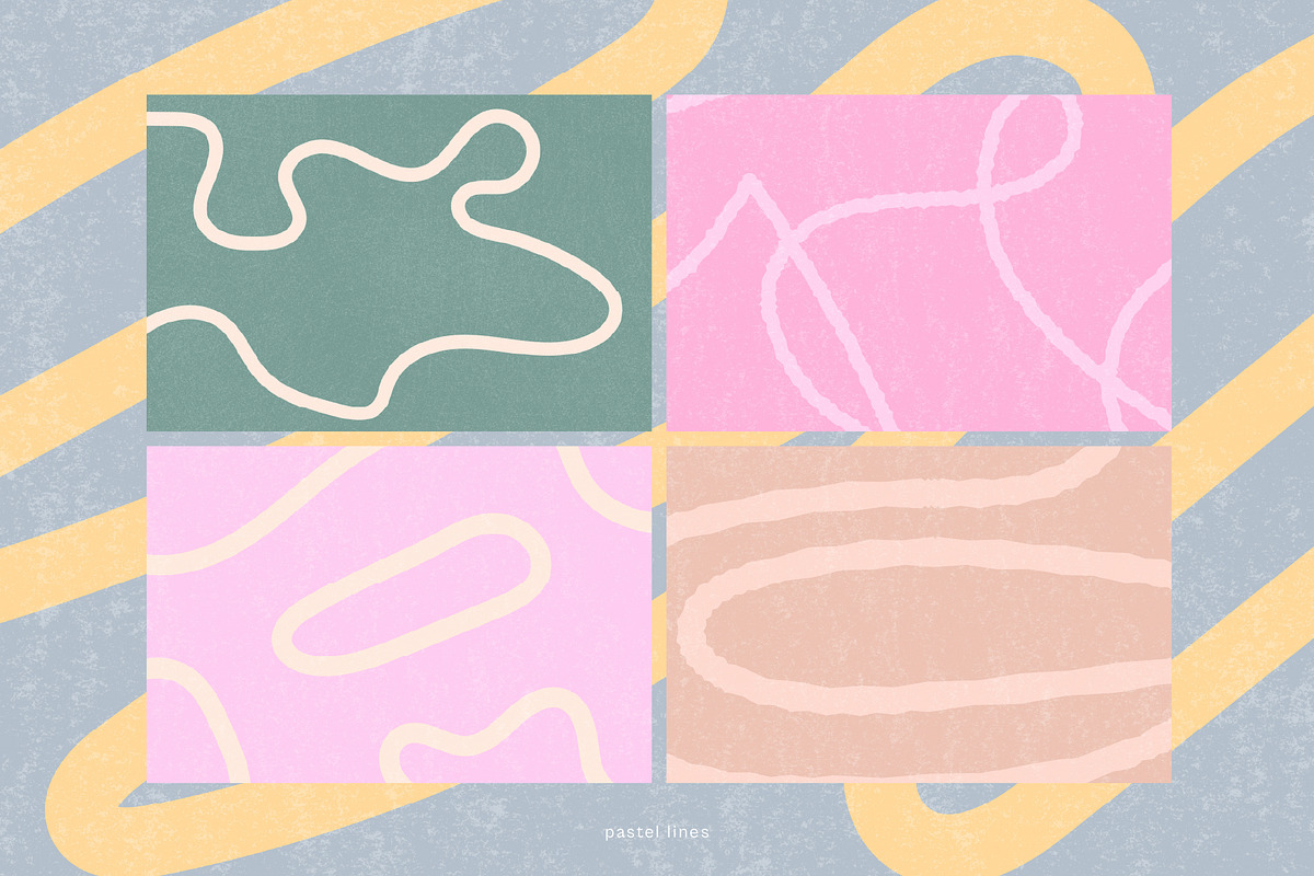 Pastel Lines - Abstract Backgrounds, a Background Graphic by Léo Alexandre (Photo 3 of 14)