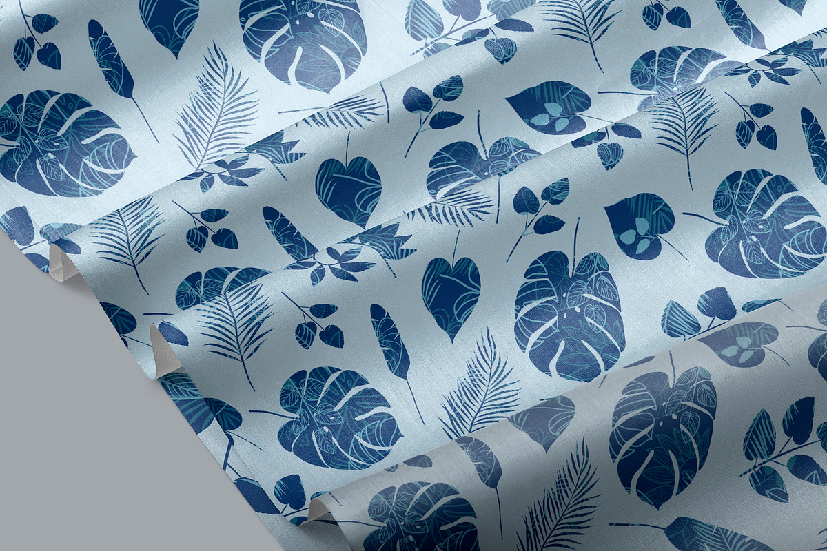 Tropical leaves patterns, a Pattern Graphic by IrStepShop (Photo 3 of 6)