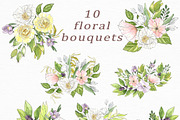 Summer Flowers - Watercolor Set, an Illustration by OlgaSerbun (Thumbnail 5 of 8)
