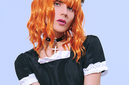 Sensual Girl in gothic  style. Trend accessories choker and hand, a Person Photo by Jenya Porechenskaya