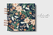 Christmas Botanicals Repeat Print, a Pattern Graphic by SirenaArt (Thumbnail 14 of 21)