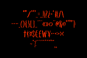 Ryosam - Handwritten Horror Fonts, a Sans Serif Font by Konstantine Studio (Thumbnail 4 of 6)