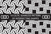 Celtic intersecting shapes patterns, a Pattern Graphic by Guten Tag Vector (Thumbnail 5 of 5)