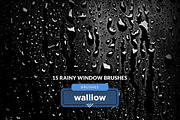 Raindrops on Window Photoshop brush, a Brush Add-On by Walllow Creatives (Thumbnail 2 of 3)