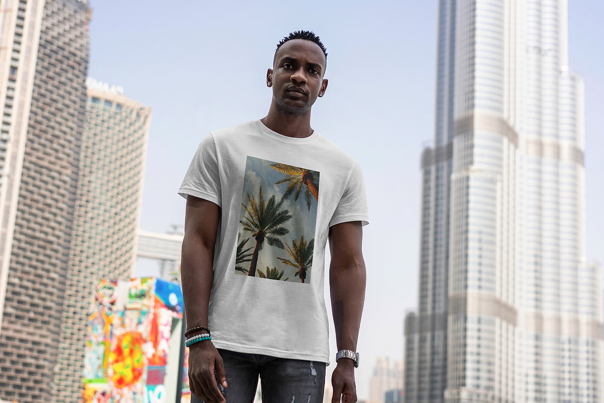 T-Shirt MockUp African Men, a Shirt Mockup by Dikarte.Store (Photo 6 of 14)