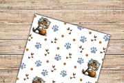 Cute cat digital paper pack,, a Pattern Graphic by Shabbypaperboutique (Thumbnail 2 of 5)