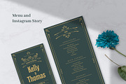Vintage Wedding Invitation - Emerald, an Invitation Template by uyo66 (Thumbnail 5 of 8)