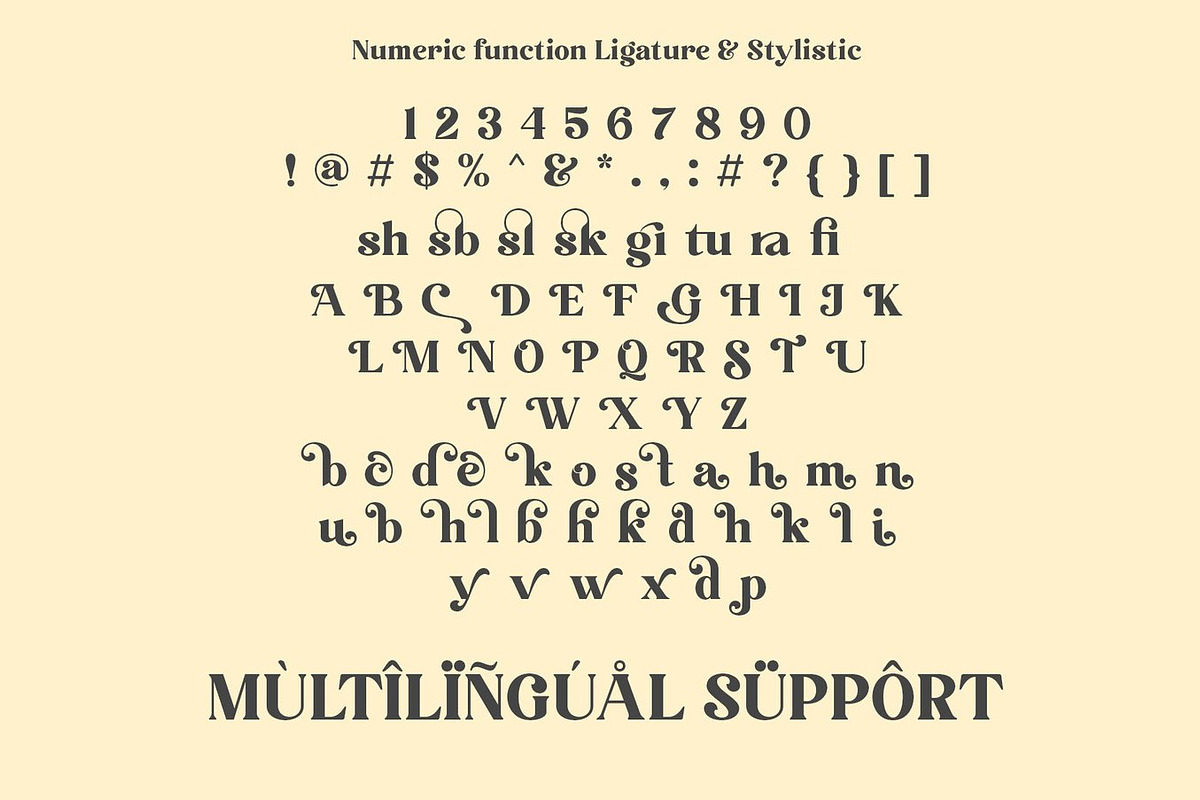 Viskah Modern Serif Font, a Serif Font by Luna Shop (Photo 2 of 7)