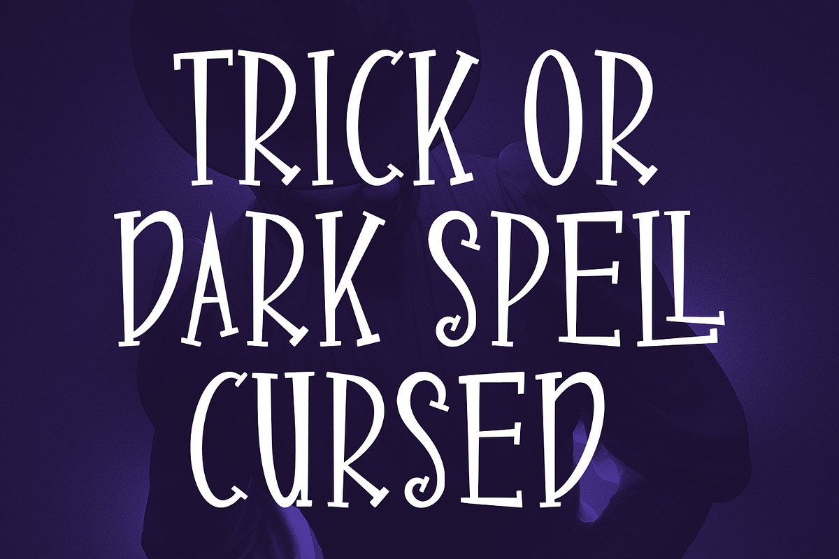 Lozuxo Quirky Playful Halloween Font, a Serif Font by Maulana Creative (Photo 7 of 7)