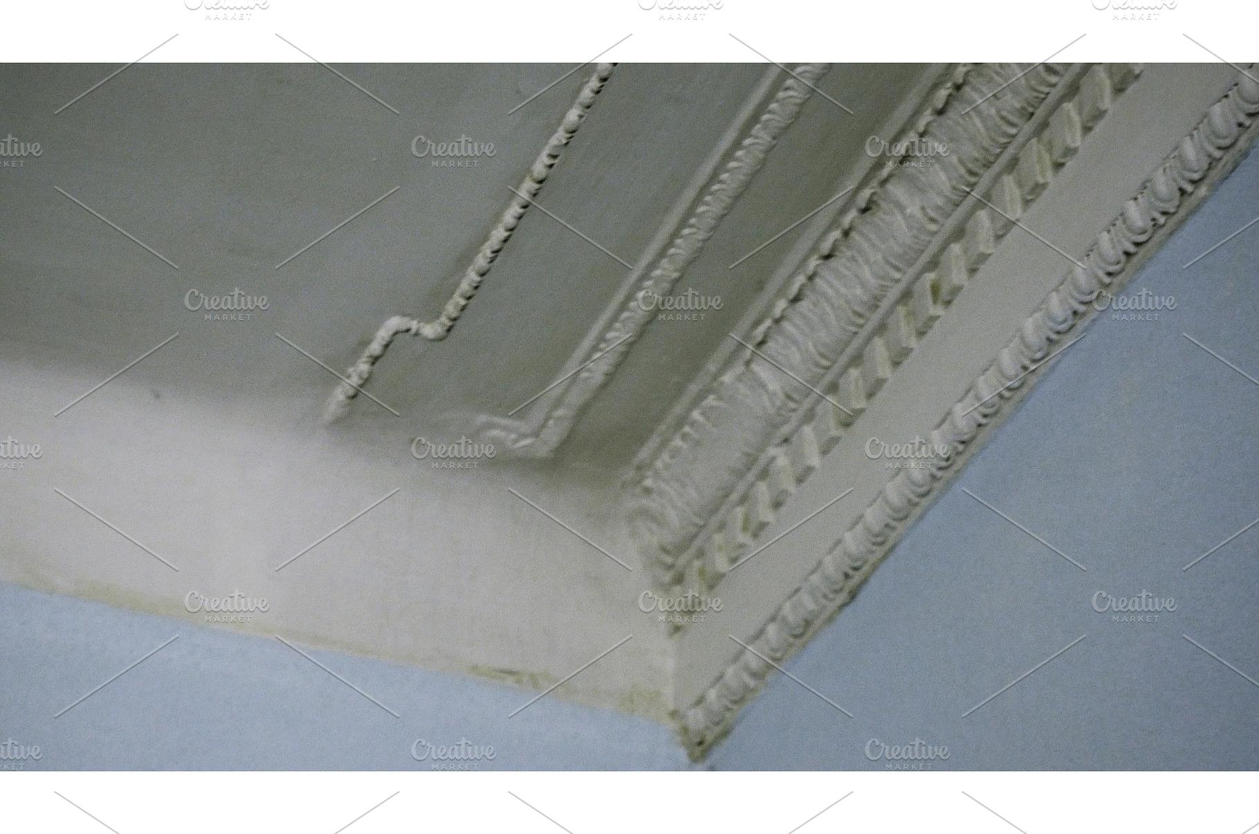 Low angle view of plaster carved, an Architecture Photo by Media Whale Stock