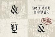 Braysilk Typeface, a Blackletter Font by alit design (Thumbnail 16 of 22)