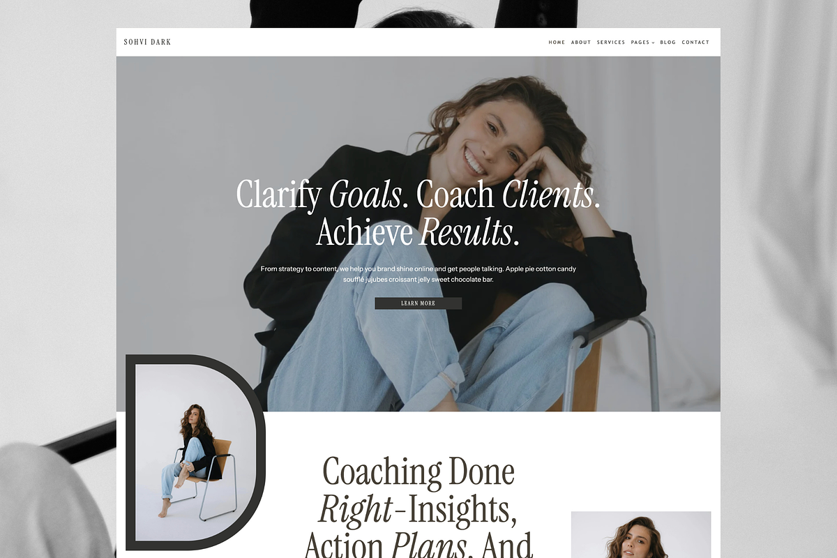 Editorial WordPress Theme for Coaches preview 5