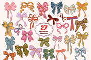 COQUETTISH BOWS, a Pattern Graphic by MSNTY STUDIOX (Thumbnail 6 of 30)