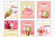 ICE CREAM shop Canva templates, a Social Media Template by Talipic Designs (Thumbnail 3 of 7)