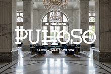 Puhoso - Elegant Modern Serif Typef