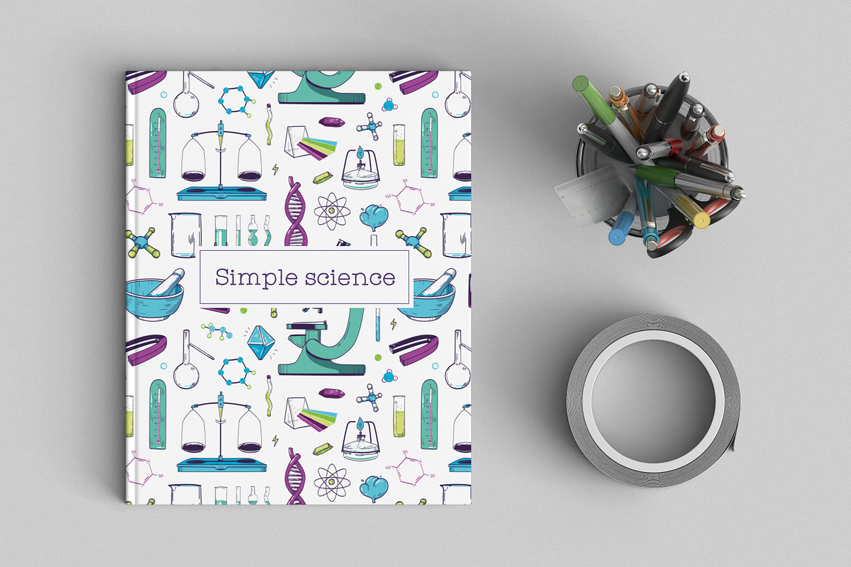 Chemistry and physics equipment set, an Education Illustration by Good Studio (Photo 8 of 9)