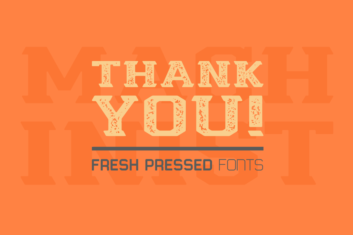 Machinist Display Font preview 5