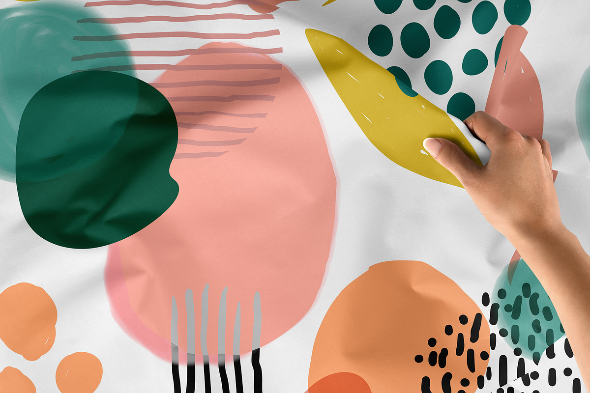 Set of seamless abstract patterns., a Pattern Graphic by DeMih (Photo 3 of 11)