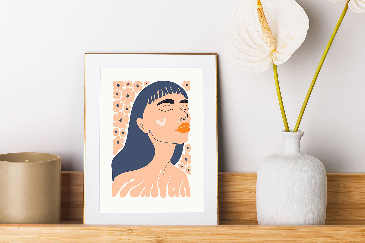 Flowers Girls | Wall Art Creator, an Object Graphic by Leleka.Store (Photo 11 of 15)