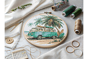 Textured Artisan Embroidery Hoop, a Product Mockup by MockupWizard (Thumbnail 2 of 3)