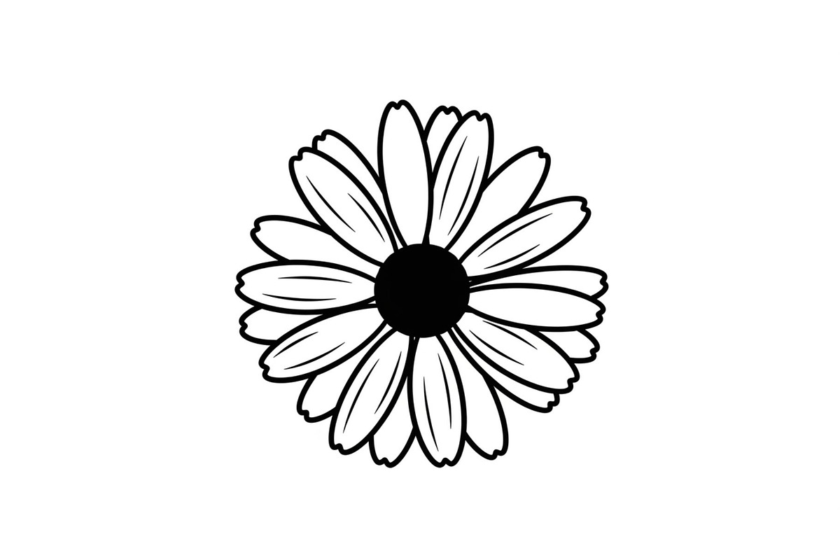 Daisy Flower Line Art Vector Bundle0, an Illustration by jahid234 (Photo 28 of 51)