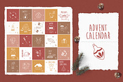 Cozy Christmas - Clipart & Patterns, an Illustration by JT_Design_Art (Thumbnail 3 of 11)