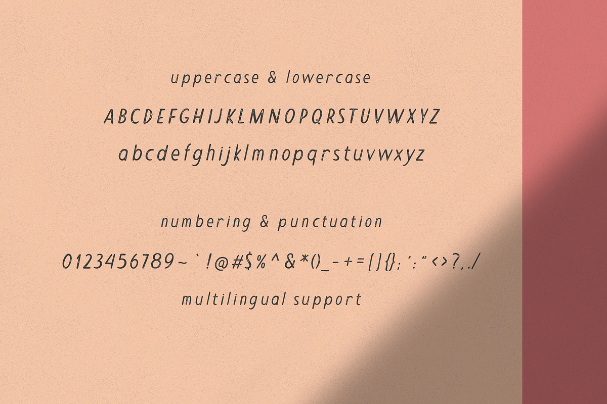 Sunnyside Rough Sans, a Sans Serif Font by Typia Nesia (Photo 9 of 9)