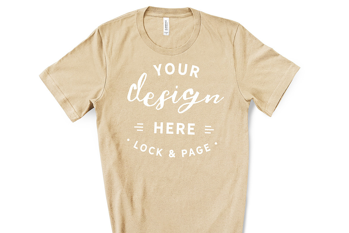 Male Bella Canvas 3001 Mockup Bundle, a Shirt Mockup by lock and page (Photo 18 of 60)