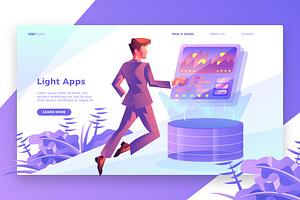 Light Apps - Banner & Landing Page